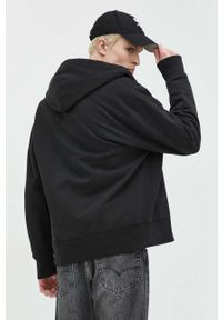 Tommy Jeans bluza bawełniana męska kolor czarny z kapturem gładka. Typ kołnierza: kaptur. Kolor: czarny. Materiał: bawełna. Wzór: gładki #2