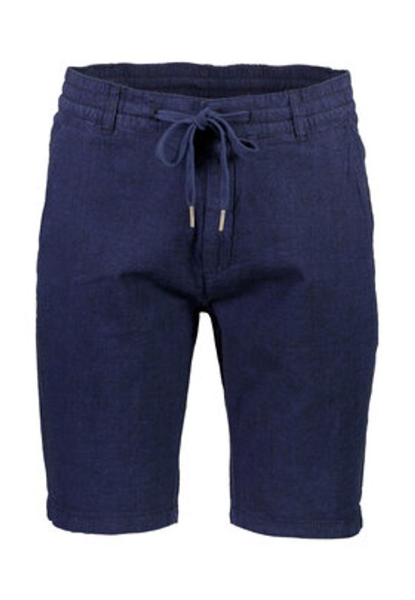Lindbergh Szorty materiałowe 30-508003 Granatowy Relaxed Fit. Kolor: niebieski. Materiał: bawełna