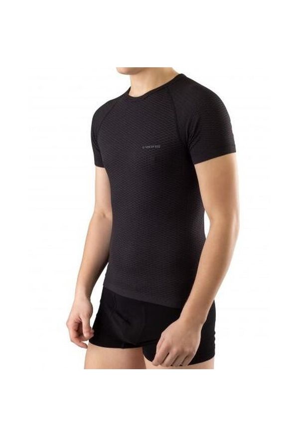 Koszulka szybkoschnąca biegowa dla dorosłych Viking Easy Dry. Kolor: czarny. Sport: turystyka piesza