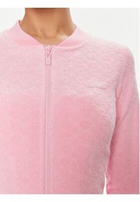 Guess Bluza V4GQ14 KC5W2 Różowy Regular Fit. Kolor: różowy. Materiał: syntetyk #5