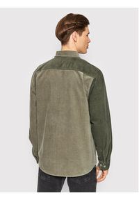 Brixton Koszula Bowery Corduroy 01264 Zielony Standard Fit. Kolor: zielony. Materiał: sztruks, bawełna #2