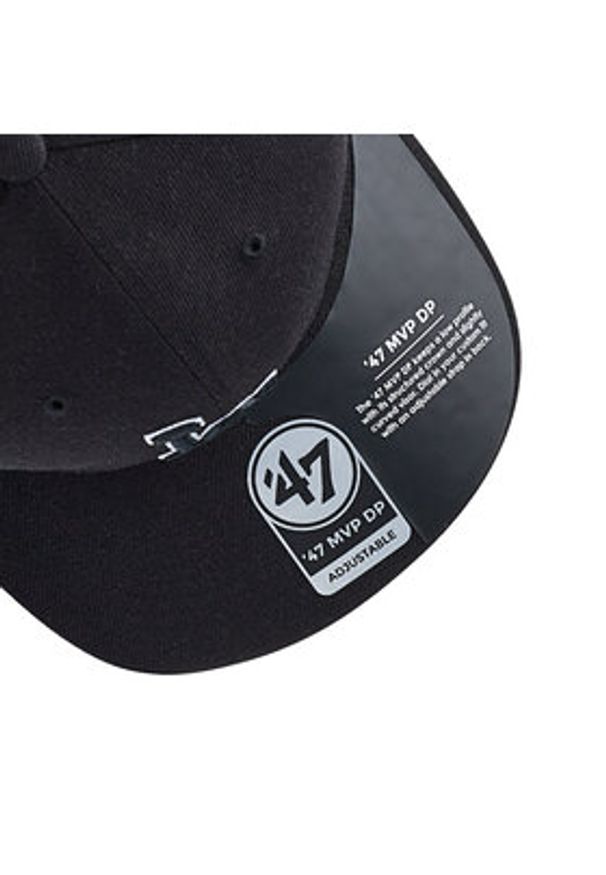 47 Brand Czapka z daszkiem Mlb Los Angeles Dodgers Cold Zone B-CLZOE12WBP-BKB Czarny. Kolor: czarny. Materiał: materiał