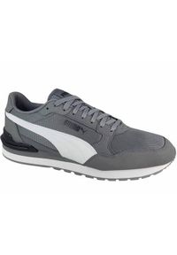 Buty do chodzenia męskie Puma St Runner V4 Mesh. Zapięcie: sznurówki. Kolor: szary. Materiał: guma, materiał, tkanina, syntetyk. Szerokość cholewki: normalna. Sport: turystyka piesza