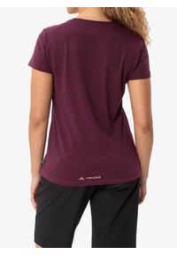 Koszulka z nadrukiem damska Vaude Cyclist T-Shirt V. Kolor: czerwony. Wzór: nadruk