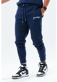 Hype - Spodnie. Kolor: niebieski. Wzór: gładki #1