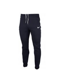 Nike - Męskie Spodnie Do Biegania Park 20 Fleece. Kolor: niebieski. Materiał: dresówka
