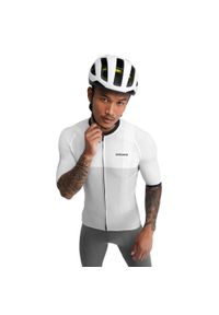 Koszulka na rower krótki rękaw męska SIROKO M2 Granfondo. Kolor: biały, szary, wielokolorowy. Długość rękawa: krótki rękaw. Długość: krótkie. Sport: kolarstwo