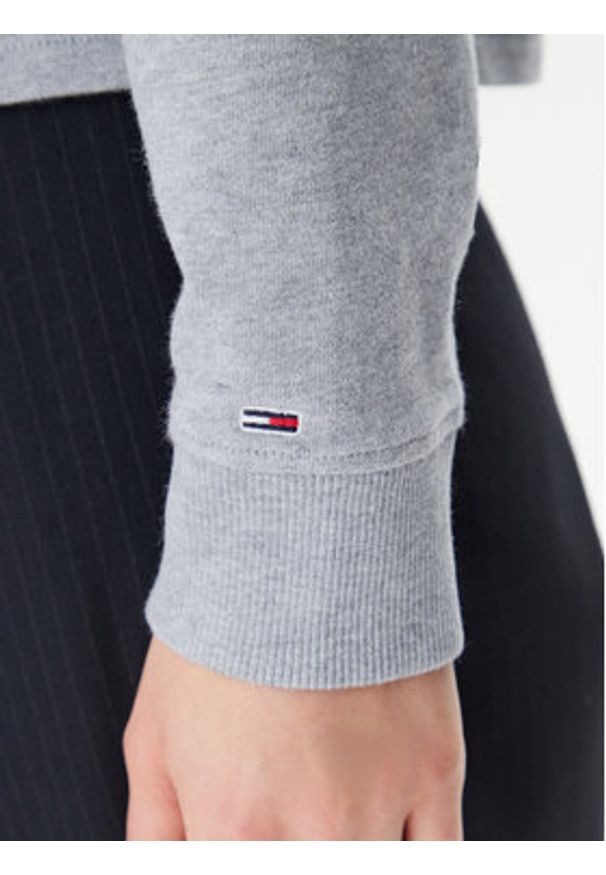Tommy Jeans Bluza Varsity DW0DW20312 Szary Relaxed Fit. Kolor: szary. Materiał: bawełna