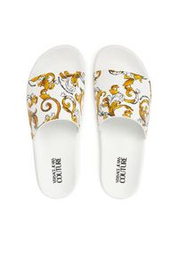 Versace Jeans Couture Klapki 78YA3SQ3 Biały. Kolor: biały #4