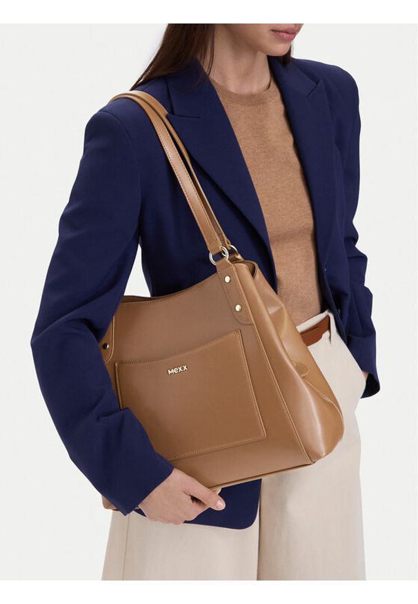 MEXX Torebka CEO-MEXX-S-007-07 Brązowy. Kolor: brązowy. Materiał: skórzane