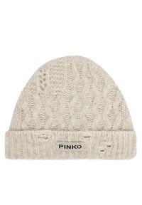 Pinko - Czapka PINKO. Kolor: beżowy #1