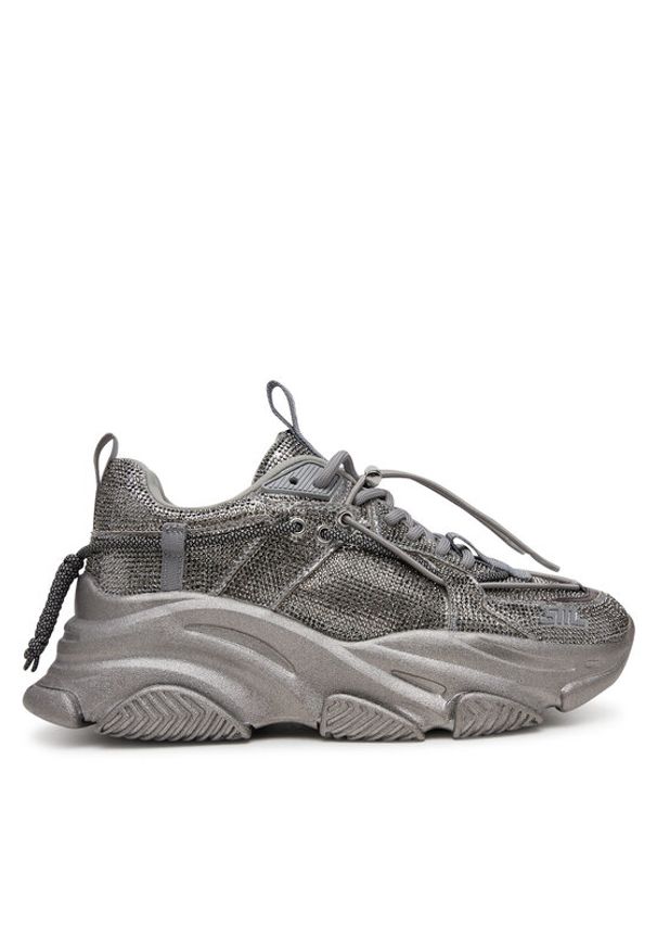Steve Madden Sneakersy Vault 2R SM11003549 Srebrny. Kolor: srebrny. Materiał: materiał