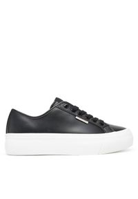 Calvin Klein Jeans Sneakersy Vulc Flatform Lth YW0YW01886 Czarny. Kolor: czarny. Materiał: skóra #1