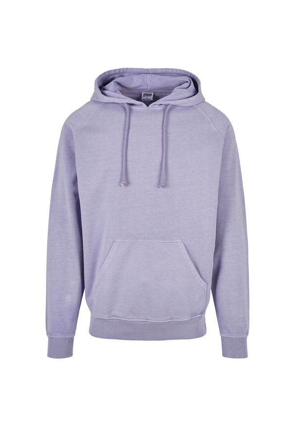 Bluza z kapturem Urban Classics overdyed. Typ kołnierza: kaptur. Kolor: niebieski