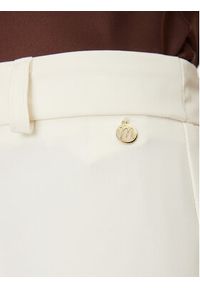 Maryley Spodnie materiałowe 25EB52Z/M24/43VA Écru Regular Fit. Materiał: syntetyk