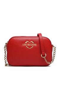 Love Moschino - LOVE MOSCHINO Torebka JC4071PP1HLD0500 Czerwony. Kolor: czerwony. Materiał: skórzane