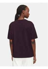 Lacoste T-Shirt TF7215 Bordowy Regular Fit. Kolor: czerwony. Materiał: bawełna #3
