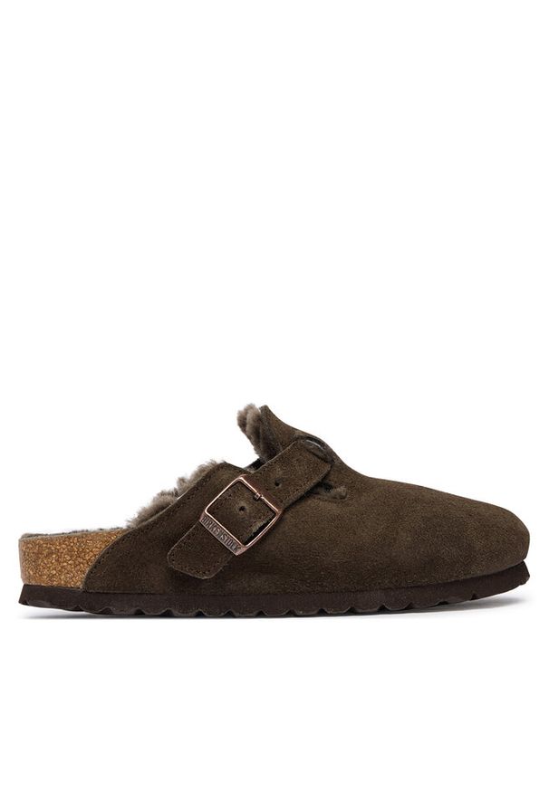 Klapki Birkenstock. Kolor: brązowy