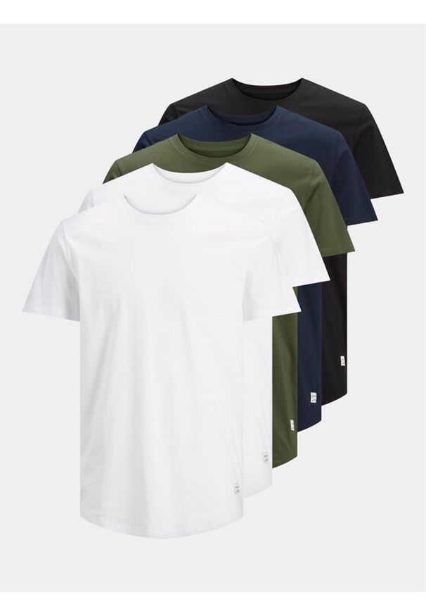Jack & Jones Komplet t-shirtów Noa 12183653 Kolorowy Regular Fit. Materiał: bawełna. Wzór: kolorowy