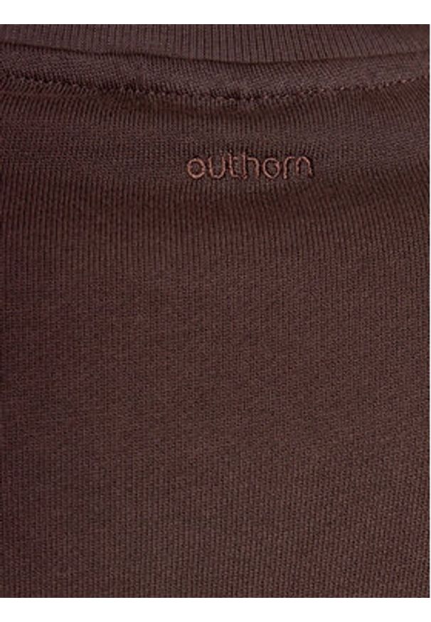 outhorn - Outhorn Bluza OTHAW23TSWSF0738 Brązowy Regular Fit. Kolor: brązowy. Materiał: bawełna
