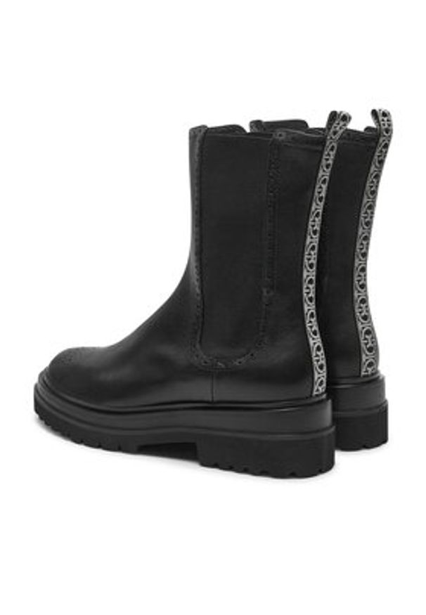 Coccinelle Sztyblety Coccinellecampus E4 RID 11 02 01 Czarny. Kolor: czarny. Materiał: skóra