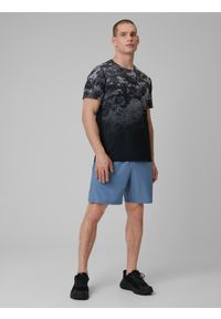 4f - 4F Spodenki treningowe szybkoschnące męskie - granatowe M. Kolor: niebieski. Materiał: materiał. Sport: fitness, bieganie #2