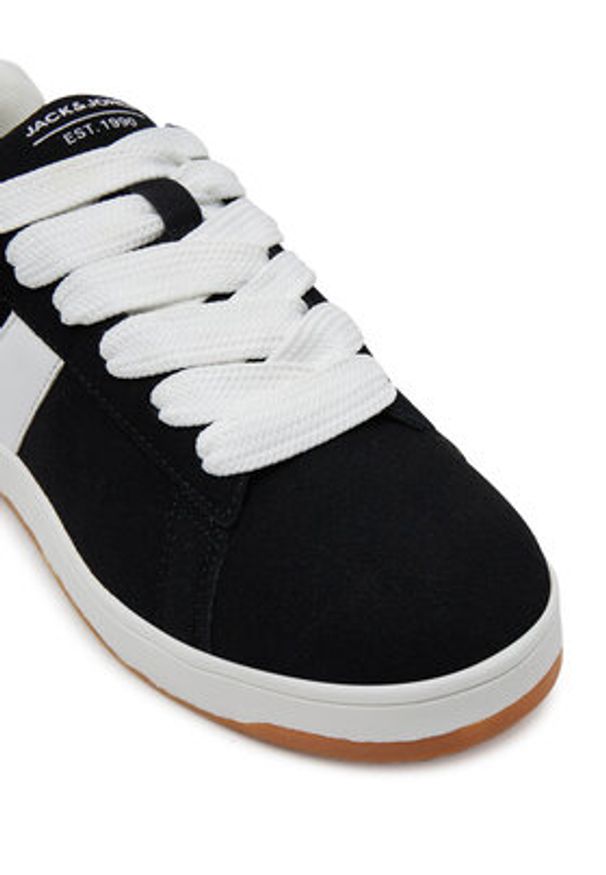 Jack & Jones Sneakersy Jfwmiles 12275139 Czarny. Kolor: czarny. Materiał: skóra