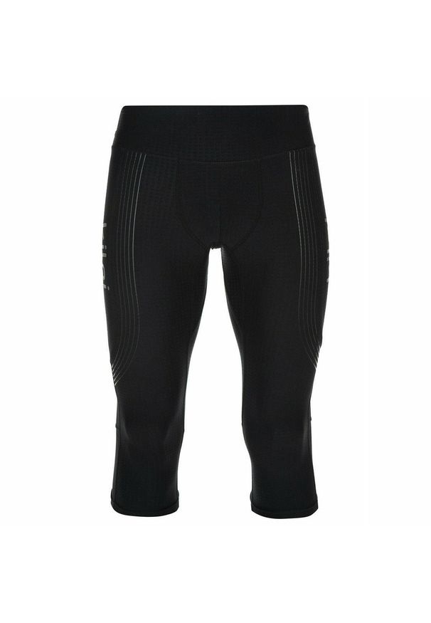 Męskie legginsy 3/4 Kilpi TERRY-M. Kolor: czarny. Sport: turystyka piesza
