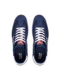 EA7 Emporio Armani Sneakersy 7X000655 AF23106 MZ696 Granatowy. Kolor: niebieski. Materiał: materiał #3