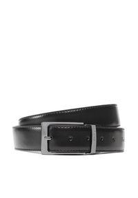 Pierre Cardin Pasek Męski FWJX5 Czarny. Kolor: czarny. Materiał: skóra