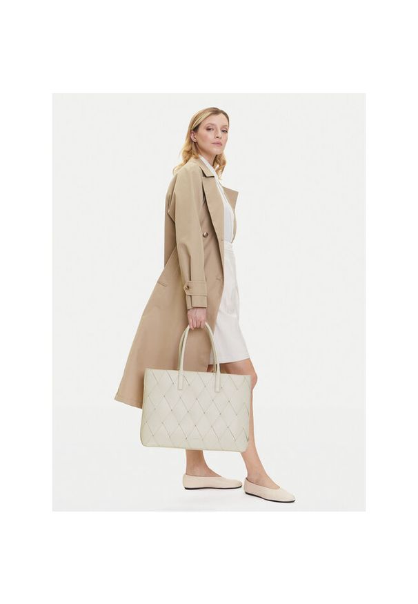 Torebka Calvin Klein. Kolor: biały