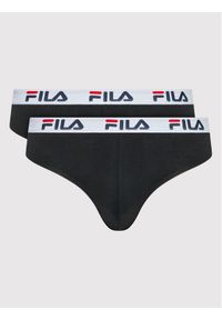 Fila Komplet 2 par slipów FU5015/2 Czarny. Kolor: czarny. Materiał: bawełna