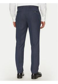 BOSS Garnitur H-Huge 50540776 Granatowy Slim Fit. Kolor: niebieski. Materiał: syntetyk