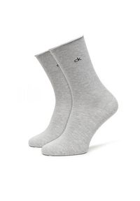 Calvin Klein Zestaw 3 par wysokich skarpet damskich 701234368 Kolorowy. Materiał: materiał, bawełna. Wzór: kolorowy #3