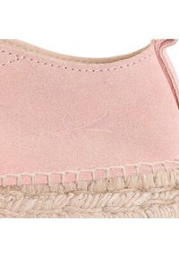 Manebi Espadryle Sneakers D W 1.4 E0 Różowy. Kolor: różowy. Materiał: skóra, zamsz