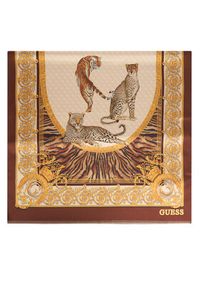 Guess Szal AW5228 POL03 Brązowy. Kolor: brązowy. Materiał: materiał #2