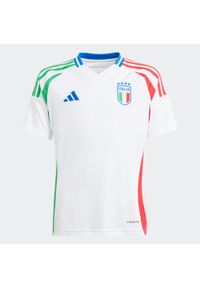 Adidas - Koszulka piłkarska dla dzieci ADIDAS Włochy EURO 2024 wyjazdowa. Kolor: zielony, biały, wielokolorowy, czerwony. Sport: piłka nożna #1