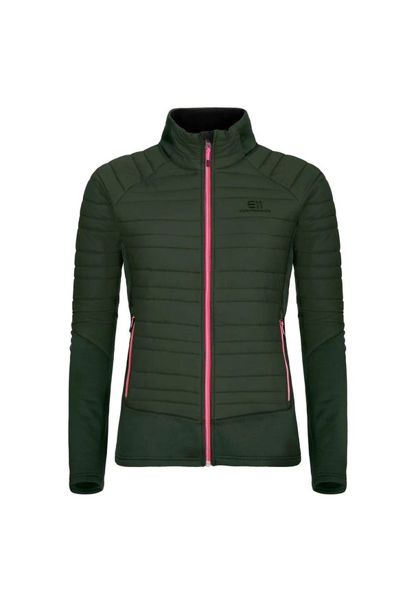 ELEVENATE - Damska kurtka narciarska Elevenate Fusion Stretch. Kolor: zielony. Sezon: zima. Sport: narciarstwo