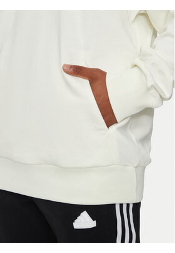 Adidas - adidas Bluza ALL SZN French Terry IY4154 Biały Loose Fit. Kolor: biały. Materiał: bawełna