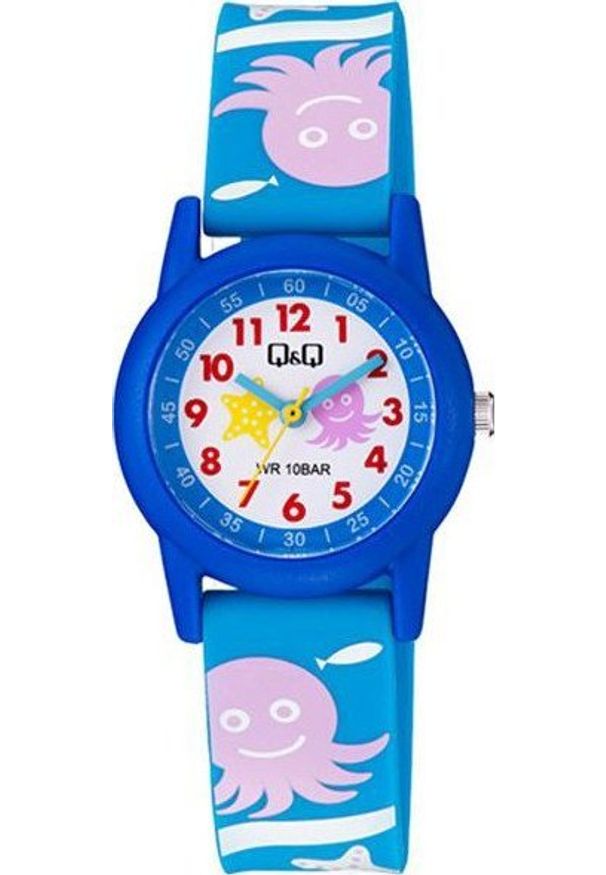 QQ Zegarek dla dzieci QQ V22A-022V niebieski pasek. Kolor: niebieski