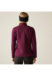 DARE 2B - Bluza damska z suwakiem 1/4 Glamourize III Dare 2b. Kolor: fioletowy. Materiał: dzianina, żakard. Sezon: zima. Sport: narciarstwo #2