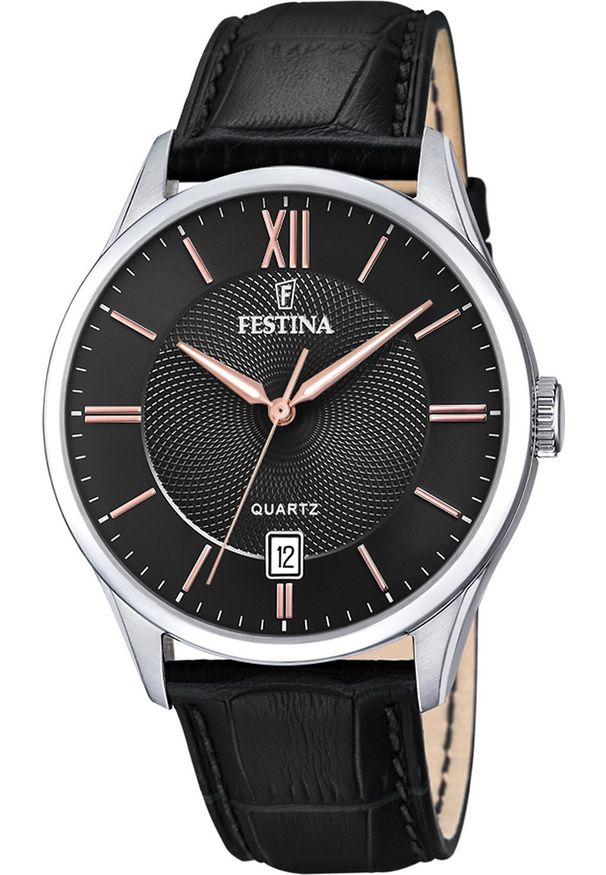 Zegarek Festina Zegarek męski Festina F20426-6 czarny. Kolor: czarny