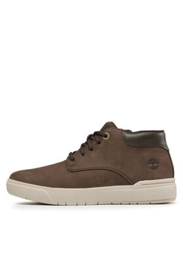 Timberland Trzewiki Seneca Bay Leather Chukka TB0A5NYV9311 Brązowy. Kolor: brązowy. Materiał: nubuk, skóra