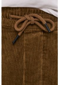 Only & Sons Spodnie męskie kolor brązowy proste. Okazja: na co dzień. Kolor: brązowy. Materiał: tkanina. Wzór: gładki. Styl: casual #2