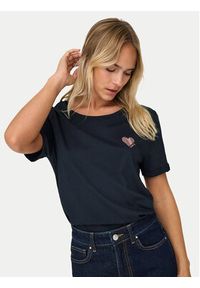 only - ONLY T-Shirt Kita 15244714 Granatowy Regular Fit. Kolor: niebieski. Materiał: bawełna #3