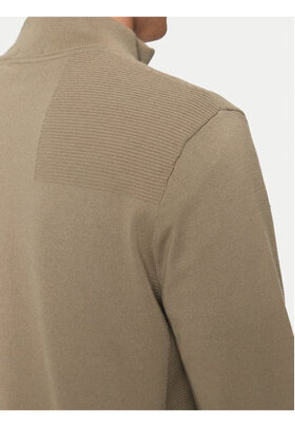 BOSS Sweter Momentum-X_QZ 50498560 Beżowy Regular Fit. Kolor: beżowy. Materiał: syntetyk
