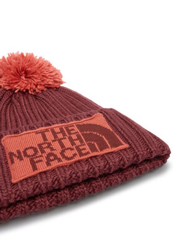 The North Face Czapka Heritage NF0A7WJO Bordowy. Kolor: czerwony. Materiał: poliester, materiał