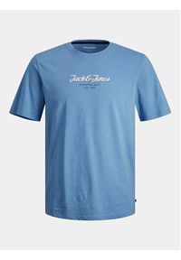 Jack & Jones - Jack&Jones T-Shirt Henry 12248600 Niebieski Standard Fit. Kolor: niebieski. Materiał: bawełna #3
