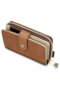 Brązowy Damski Portfel Anekke Edycja Limitowana. Kolor: brązowy #4