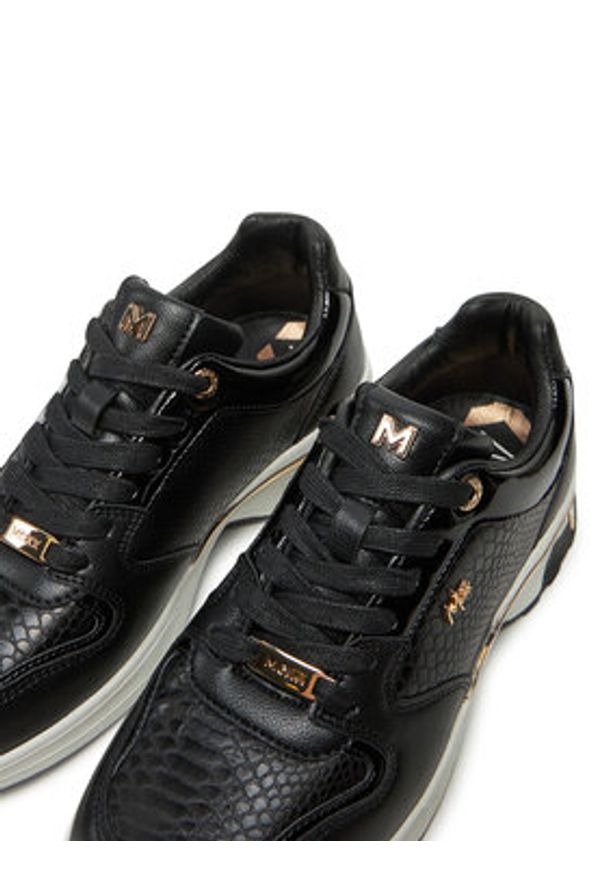 MEXX Sneakersy MI001008843W-01 Czarny. Kolor: czarny. Materiał: skóra